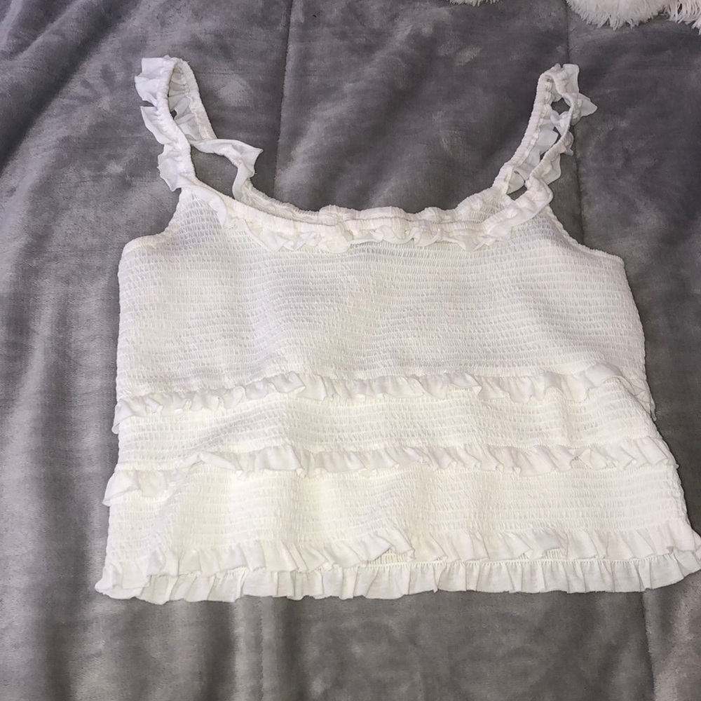 Urban Outfitters White Crop Top